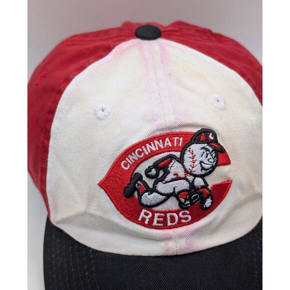 Cincinnati Reds MLB Hat Vintage American Needle Mr Redlegs Mascot Cap VTG Strap - Picture 2 of 6